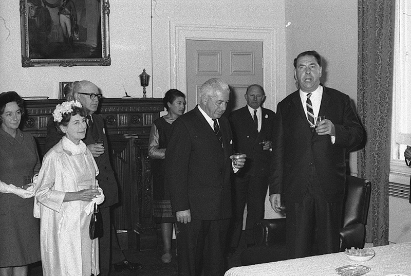 p. Reception, Mr Holt, Australian Prime Minister