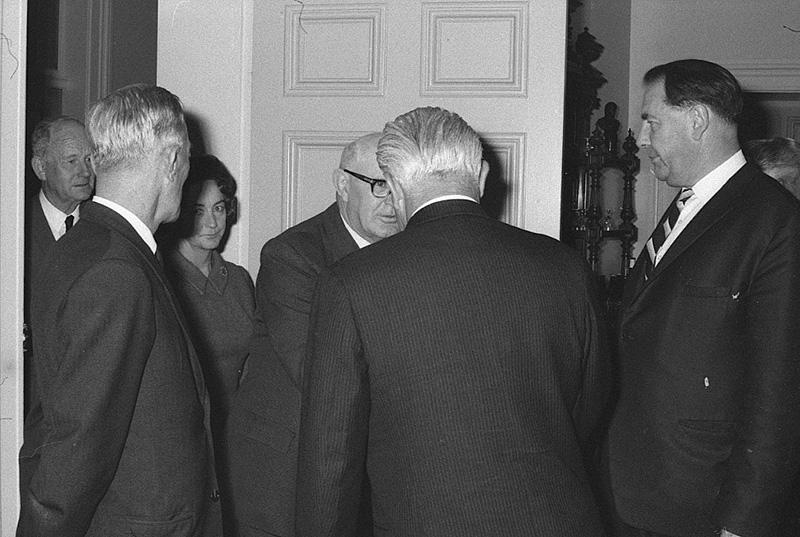 w. Reception, Mr Holt, Australian Prime Minister