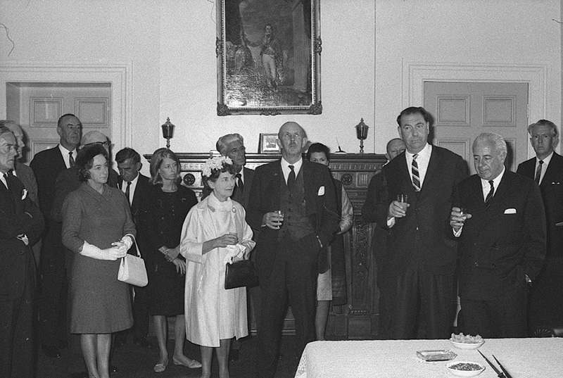 x. Reception, Mr Holt, Australian Prime Minister