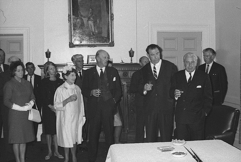 y. Reception, Mr Holt, Australian Prime Minister