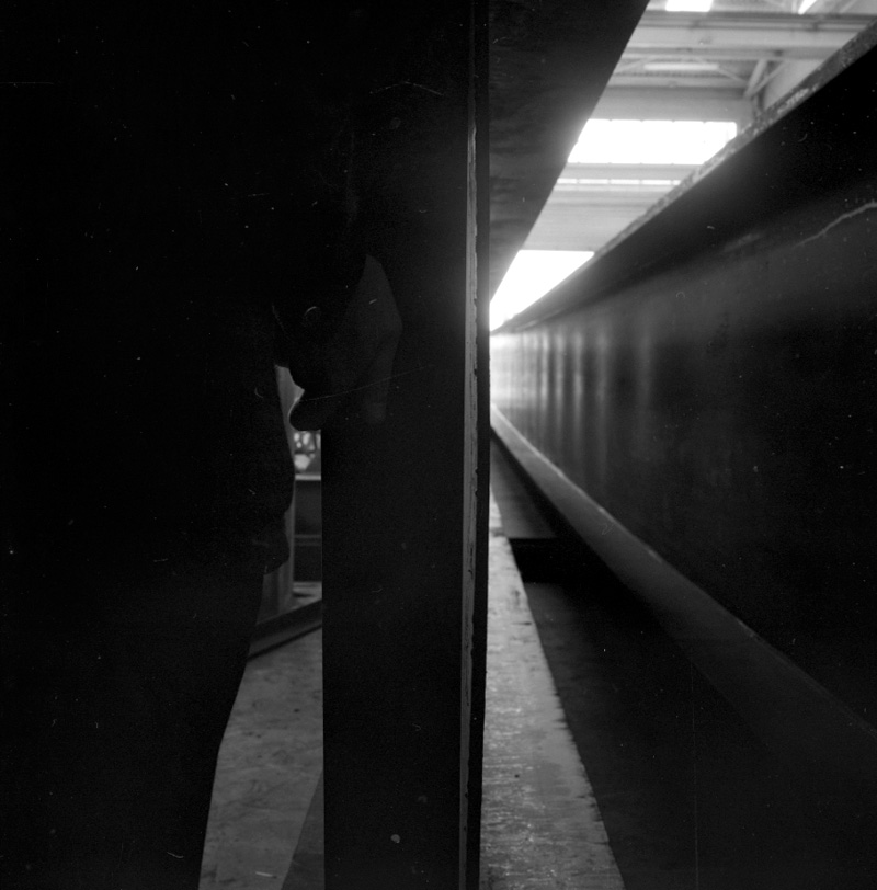 b. Steel beams for Box Hill Bridge, Petone