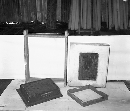 f. Different pieces of equipment held by the Stores Department at the Corporation Yard