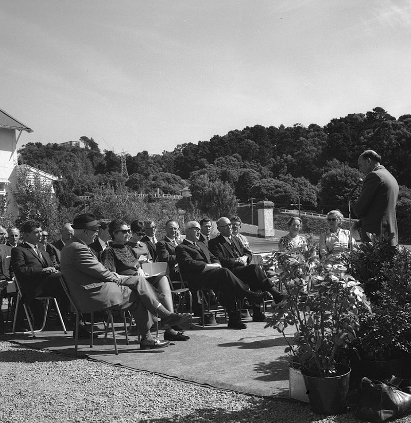 c. Nairn Street Flats, Official opening ceremony