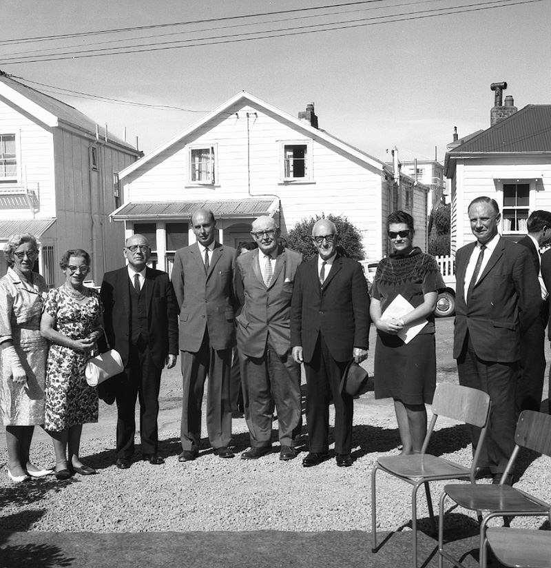 e. Nairn Street Flats, Official opening ceremony