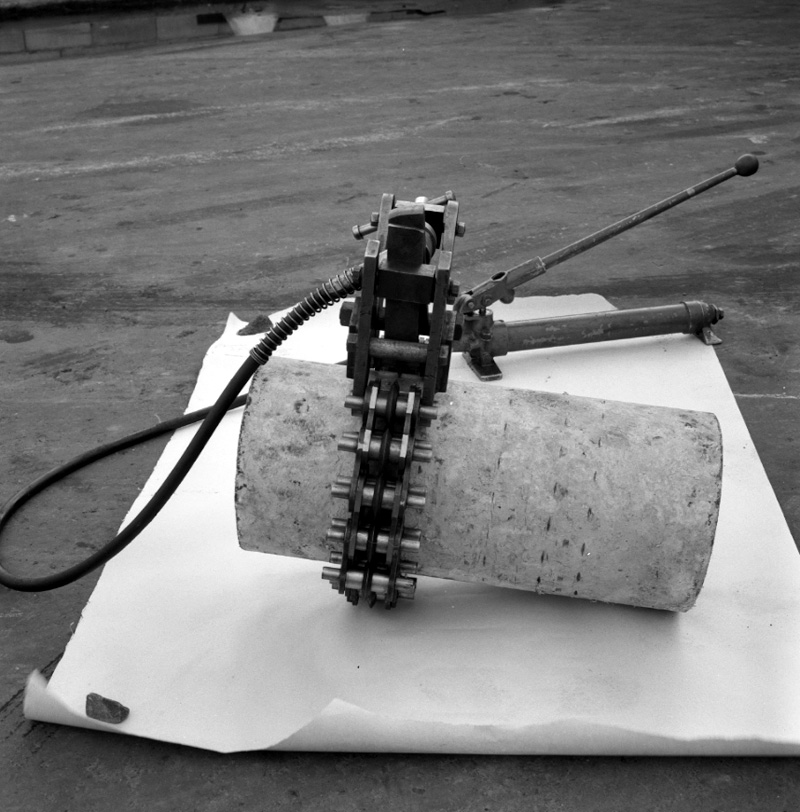 b. Asbestos pipe cutter
