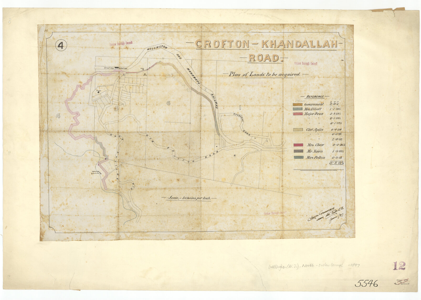 Crofton to Khandallah Road (Ngaio Gorge Road, Ottawa Road), sheet 4