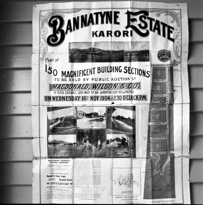 c. Copies, old photos and documents of Karori