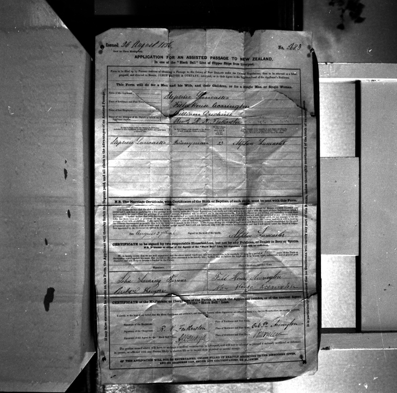 d. Copies, old photos and documents of Karori