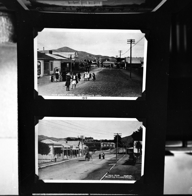 n. Copies, old photos and documents of Karori