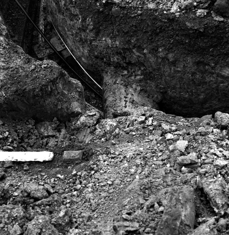 b. 12 inch Water Main, Russell Tce Flats