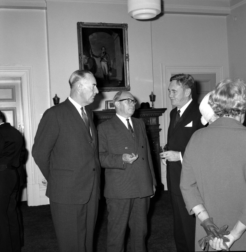 b. Reception, PM of Australia, Mr Gorton
