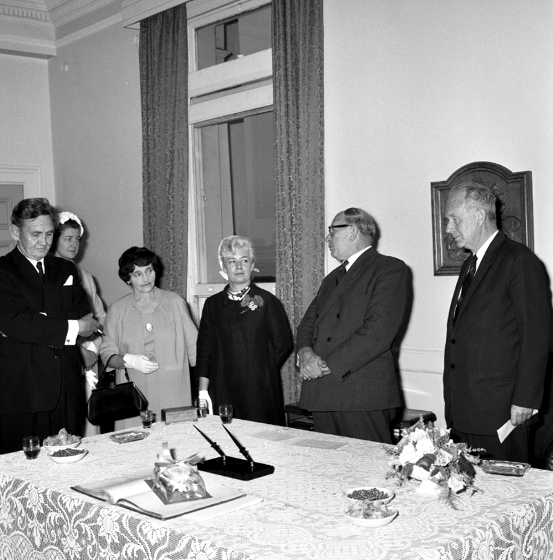 g. Reception, PM of Australia, Mr Gorton