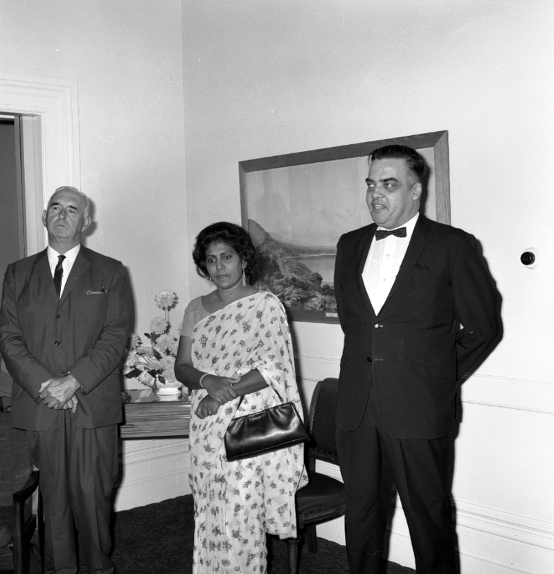 d. Reception, Miss Ceylon (Cheryl Winter)