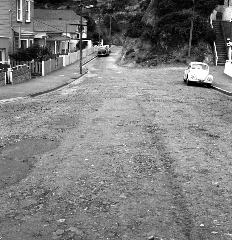 a. Alleged accident, road surface, opposite no 66 Waripori Street [Te Wharepōuri Street]