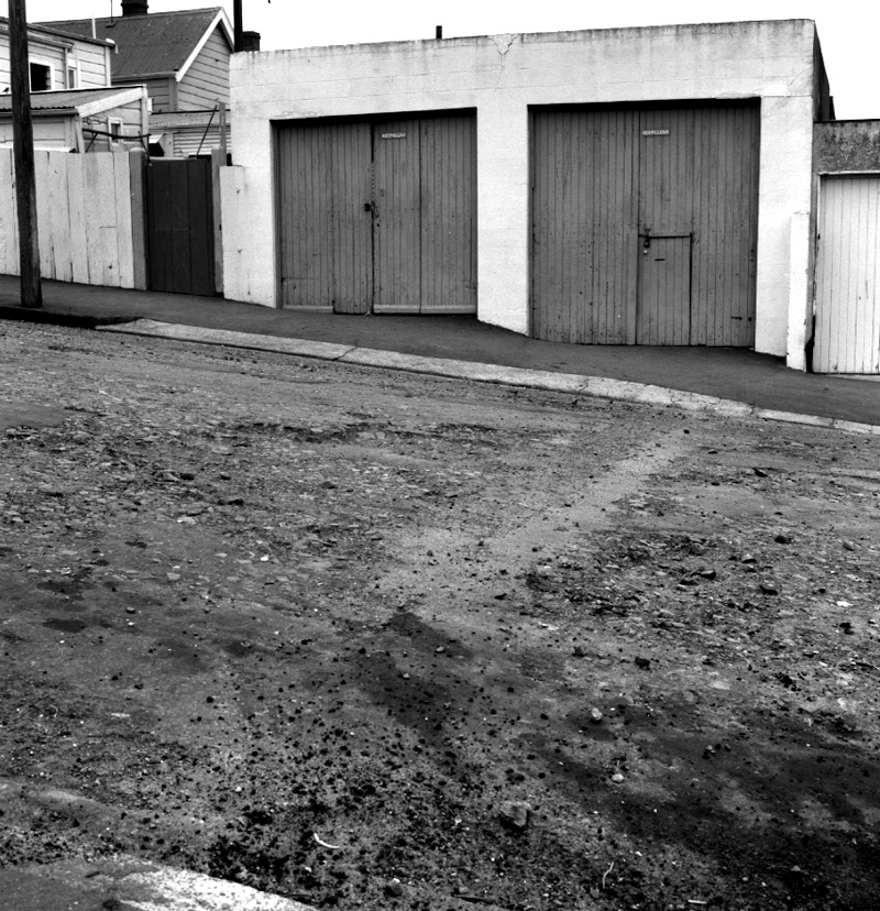 d. Alleged accident, road surface, opposite no 66 Waripori Street [Te Wharepōuri Street]