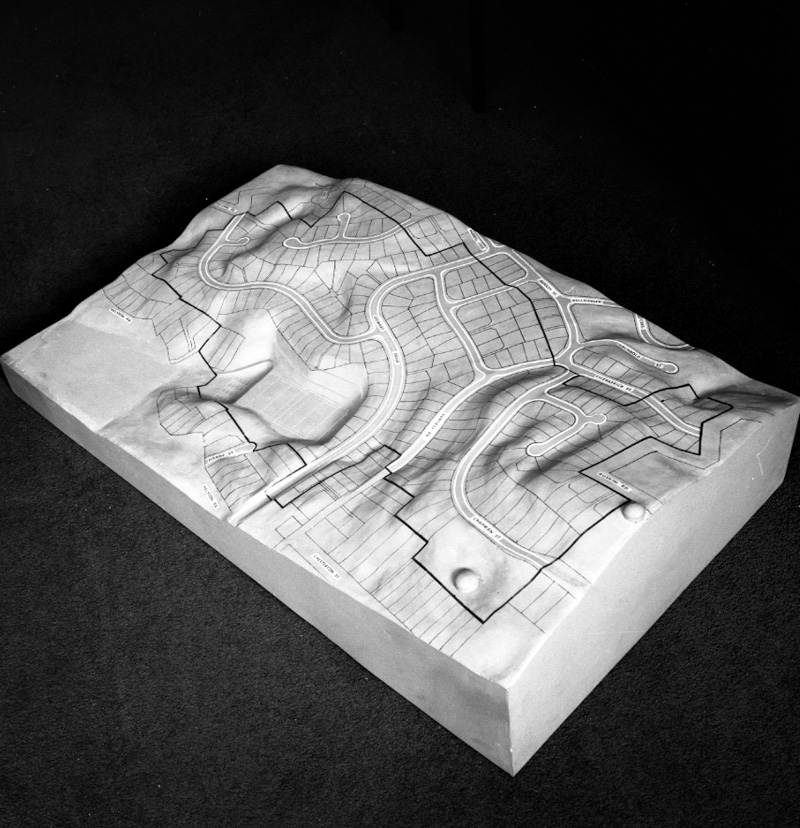 b. Contour map, Johnsonville East