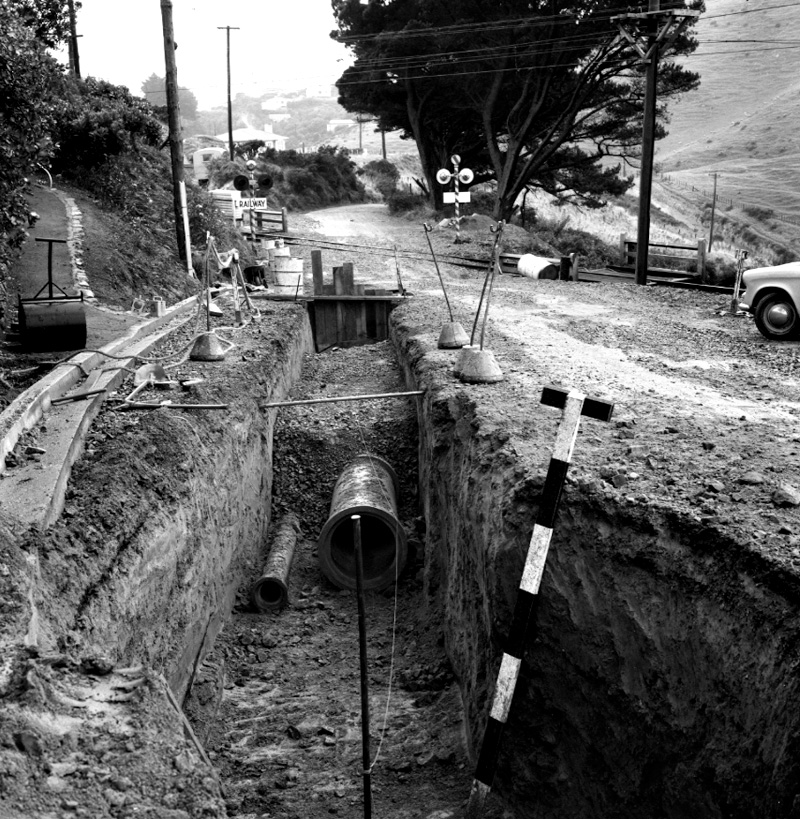 b. Drainage, Fraser Avenue