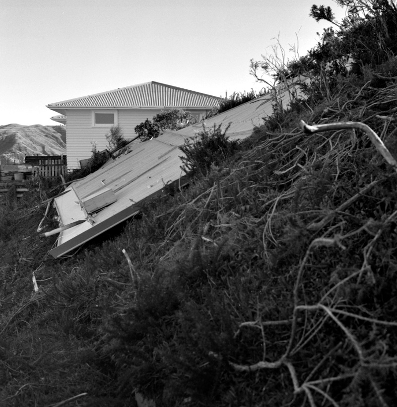 b. No 35 Bedford St, House damaged by storm