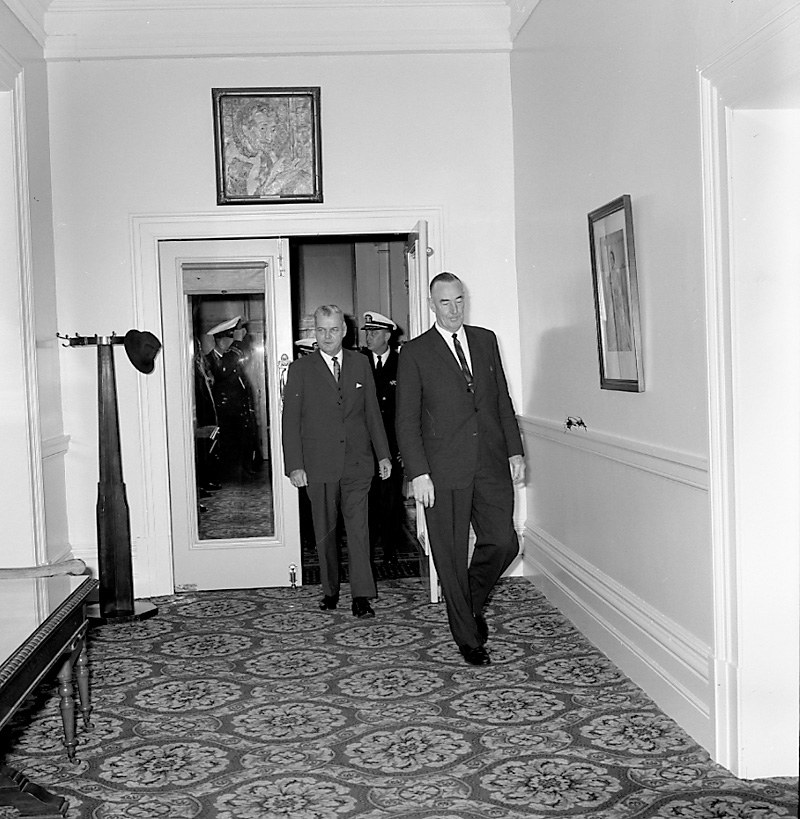 b. Visit by officers of USS Gridley