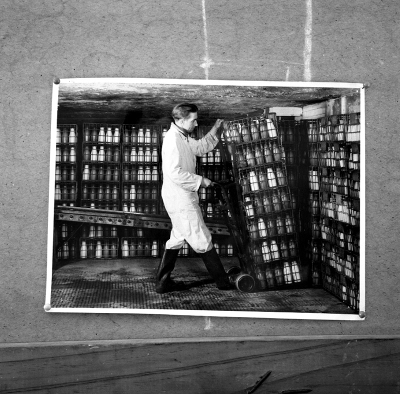 m. Copies, old photos, milk dept
