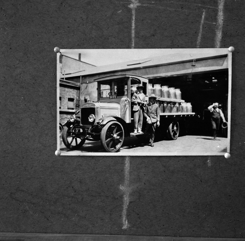 p. Copies, old photos, milk dept