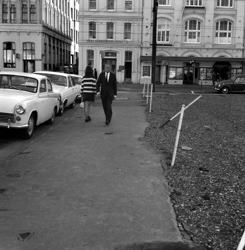 b. Footpath, cnr Victoria and Harris Streets