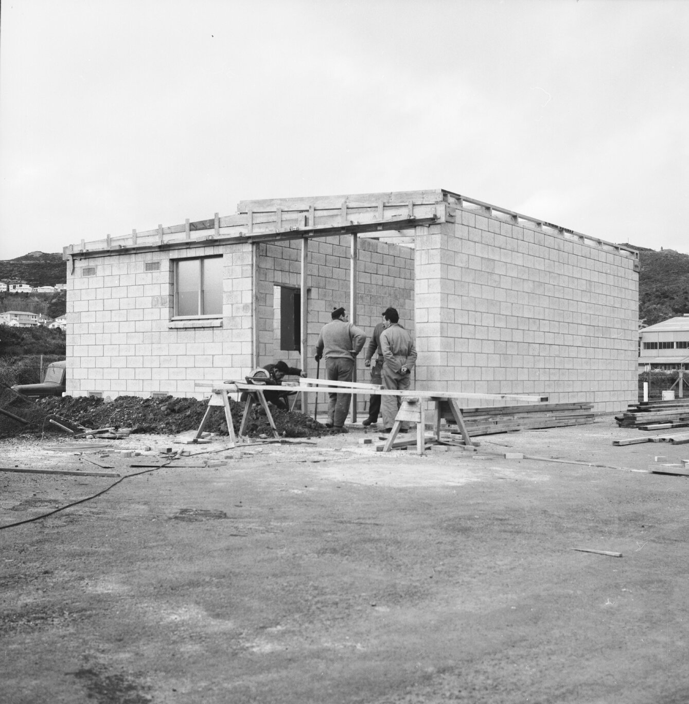 a. Airport, disposal unit building