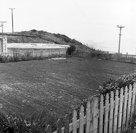 b. Views of exterior of reservoir
