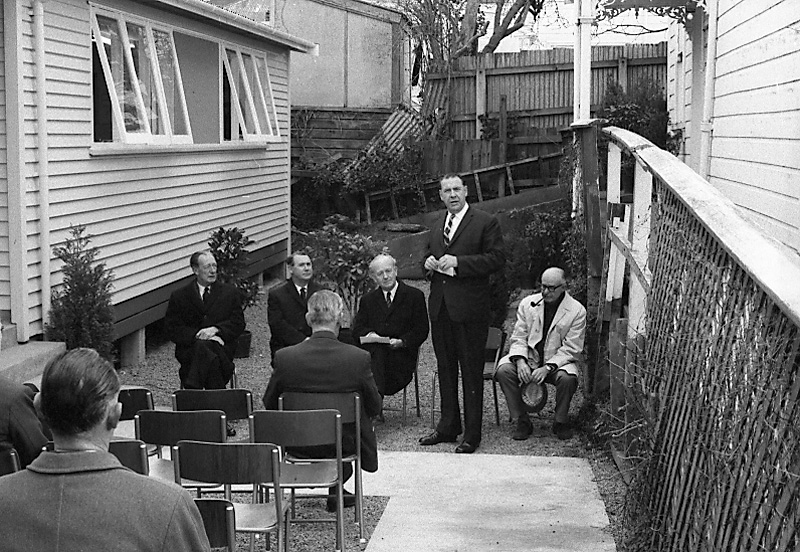 ap. Opening, Civil Defence HQ