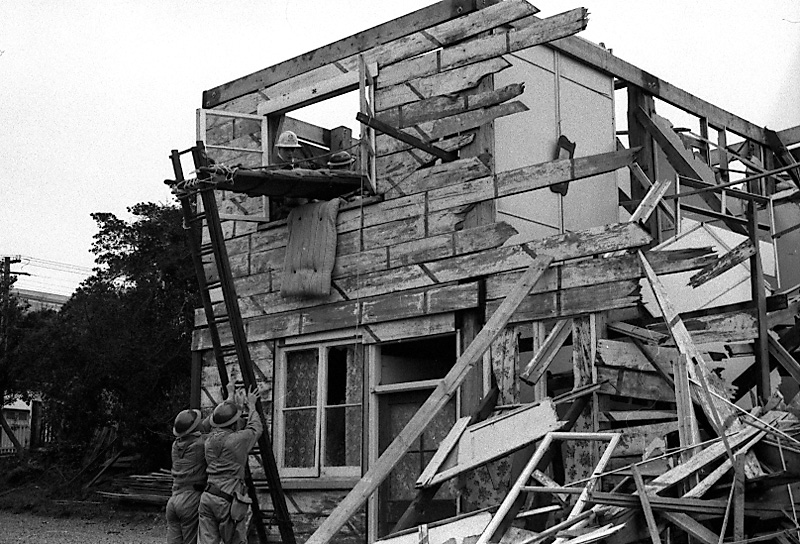 ax. Opening, Civil Defence HQ