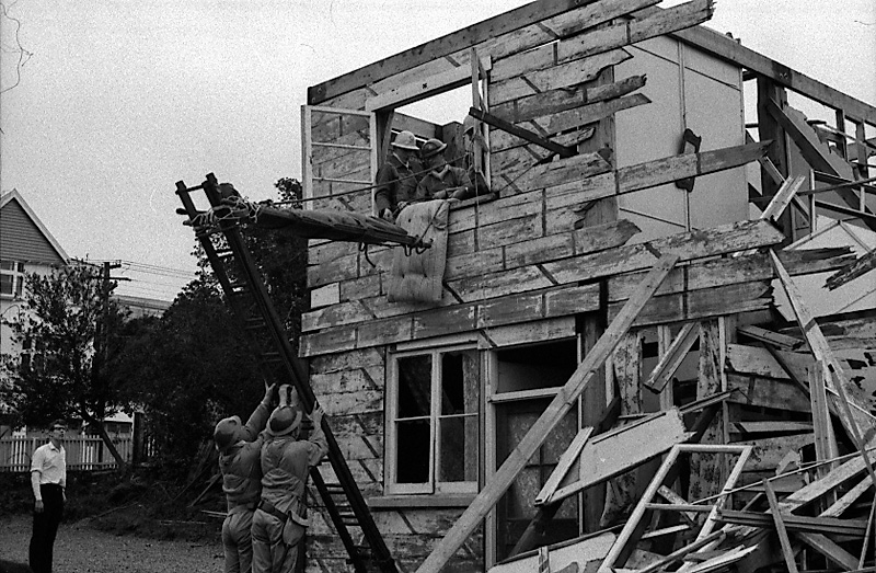 ay. Opening, Civil Defence HQ