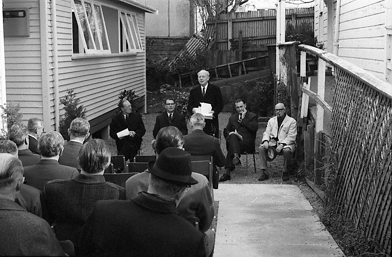 f. Opening, Civil Defence HQ