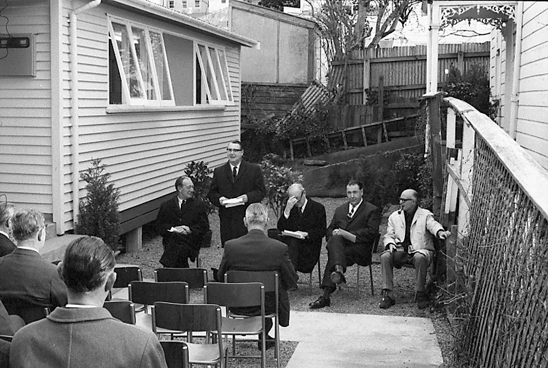 h. Opening, Civil Defence HQ