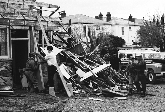 u. Opening, Civil Defence HQ