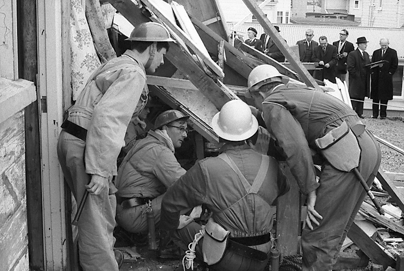 y. Opening, Civil Defence HQ