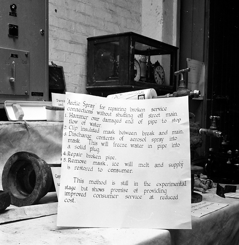 c. Display of Equipment, Waterworks yard, for inspection by Works Committee