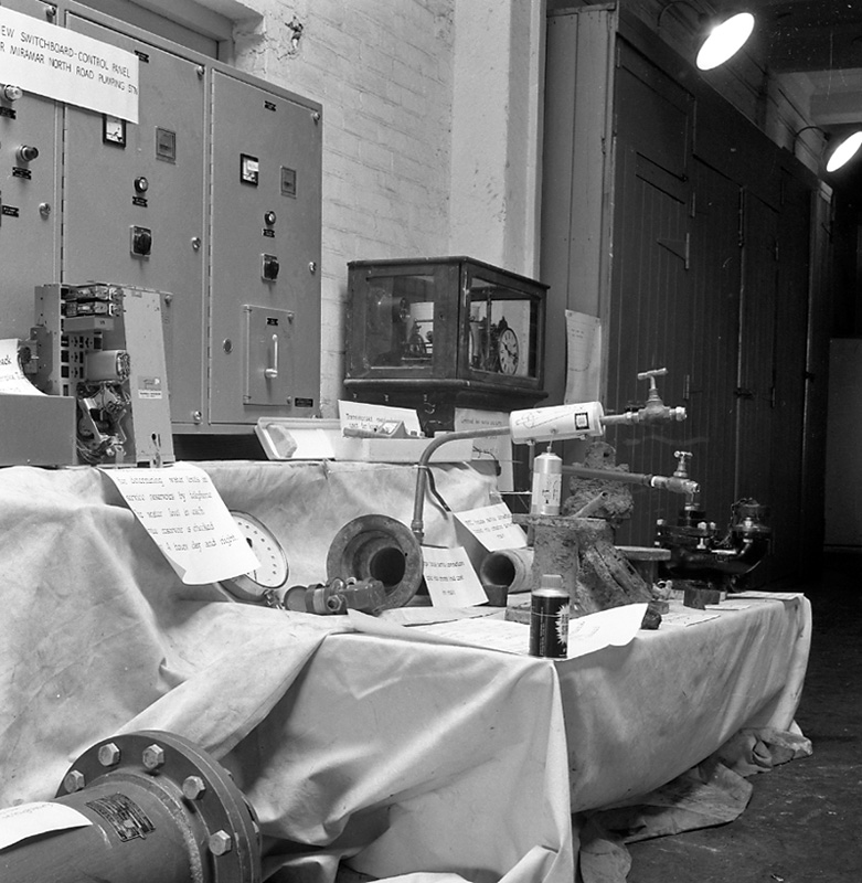 e. Display of Equipment, Waterworks yard, for inspection by Works Committee