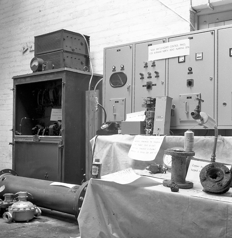 i. Display of Equipment, Waterworks yard, for inspection by Works Committee