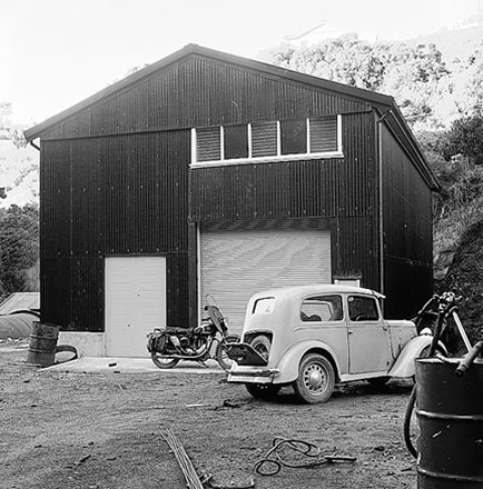 d. Newly constructed building in the Karori Reservoir area