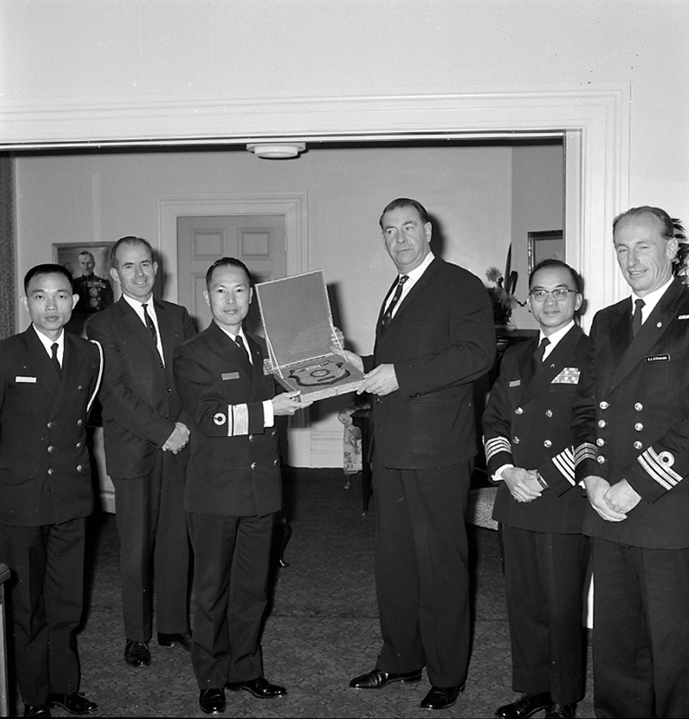 a. Visit of Chinese Admiral, mayoral reception