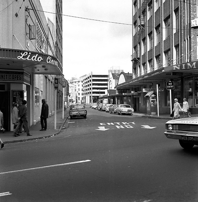 b. Bond St, view of Lombard Parking building from Willis St
