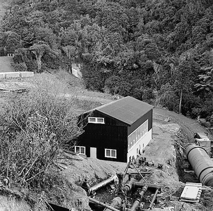 b. Newly constructed building in the Karori Reservoir area