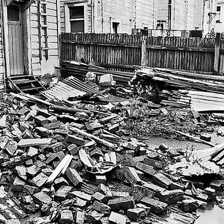 f. Backyards, Vivian Street