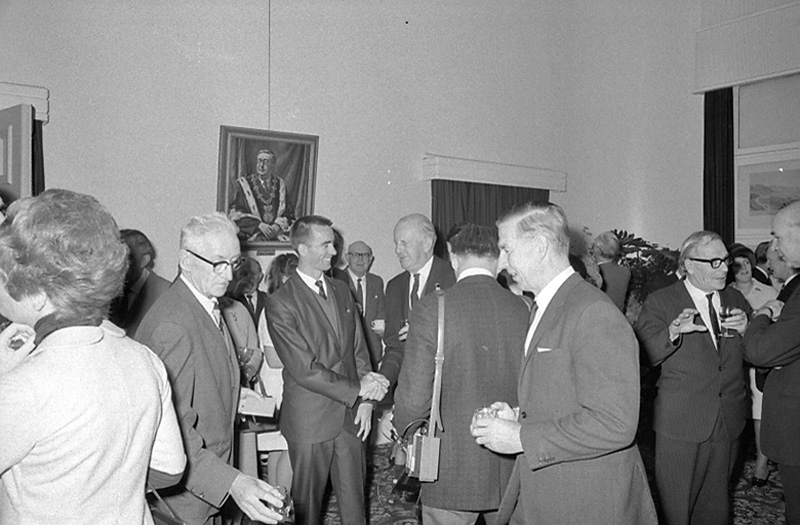 ab. Reception to American Astronaut (Cunningham), Council Chambers
