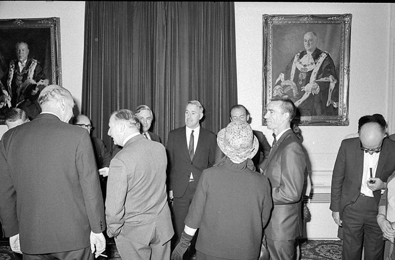 j. Reception to American Astronaut (Cunningham), Council Chambers