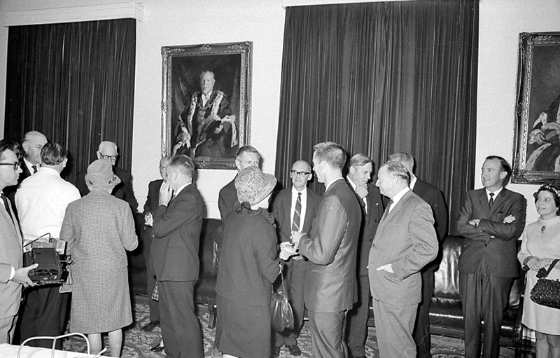 l. Reception to American Astronaut (Cunningham), Council Chambers
