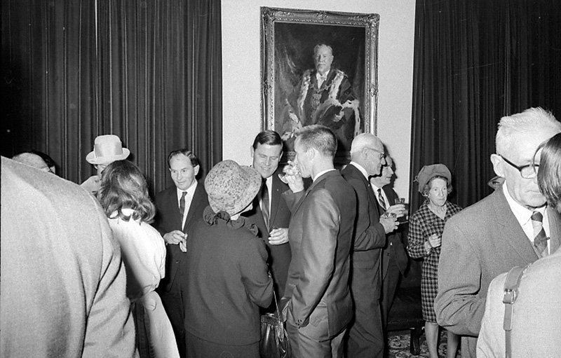 m. Reception to American Astronaut (Cunningham), Council Chambers