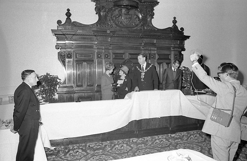 r. Reception to American Astronaut (Cunningham), Council Chambers