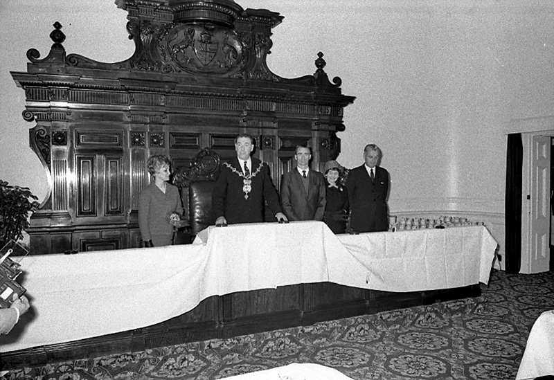 s. Reception to American Astronaut (Cunningham), Council Chambers