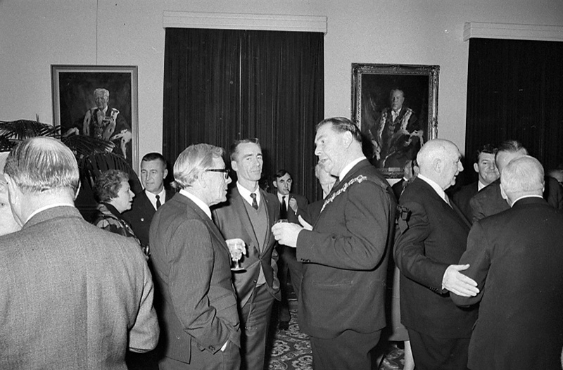 x. Reception to American Astronaut (Cunningham), Council Chambers